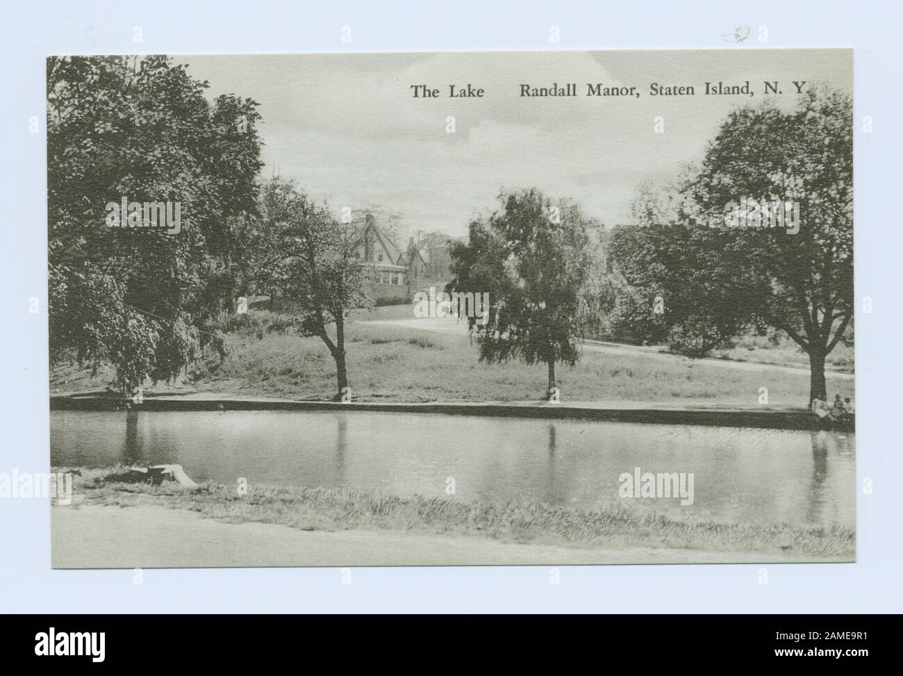 The Lake, Randall Manor, Staten Island, NY (lake with mansion in