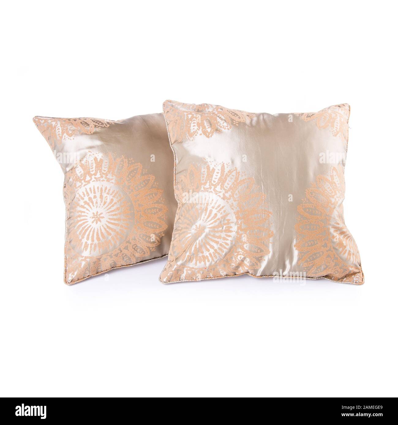 pillows or two pillows on a background new Stock Photo