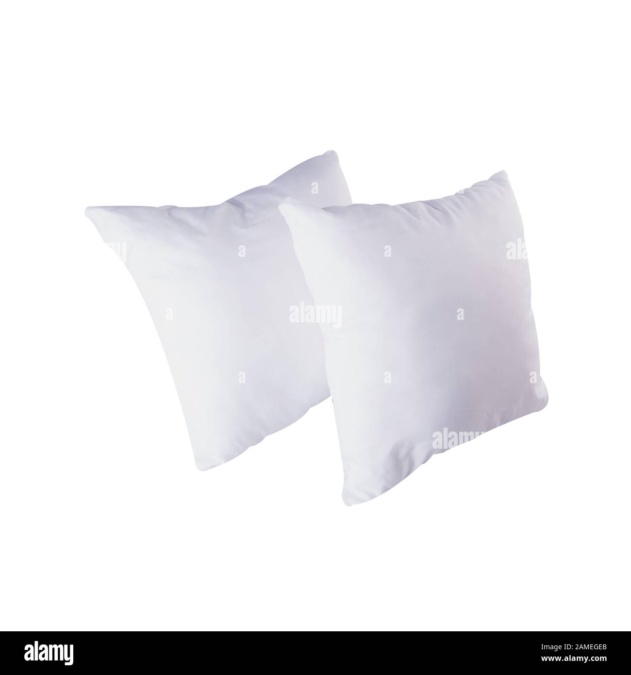 pillows or two pillows on a background new Stock Photo