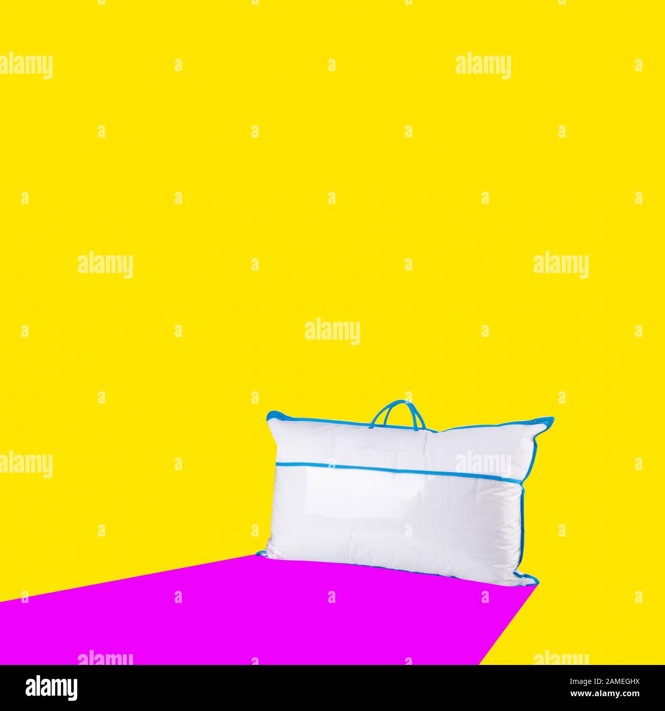 pillows or pillow bed on a background new Stock Photo