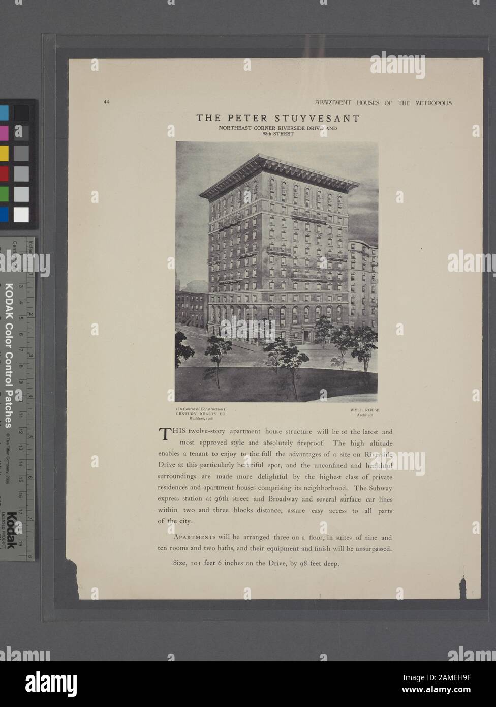 The Peter Stuyvesant, Northeast corner Riverside Drive and 98th Street