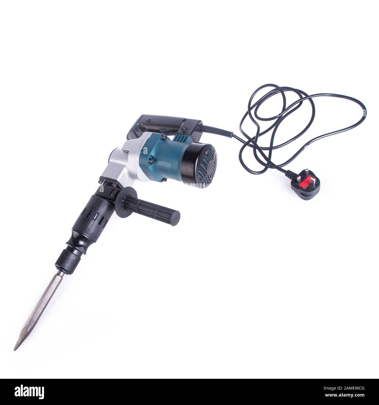 Power Tools or Hammer drill on background new Stock Photo