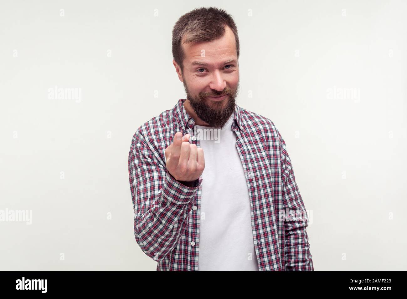 Beckoning sign hi-res stock photography and images - Alamy