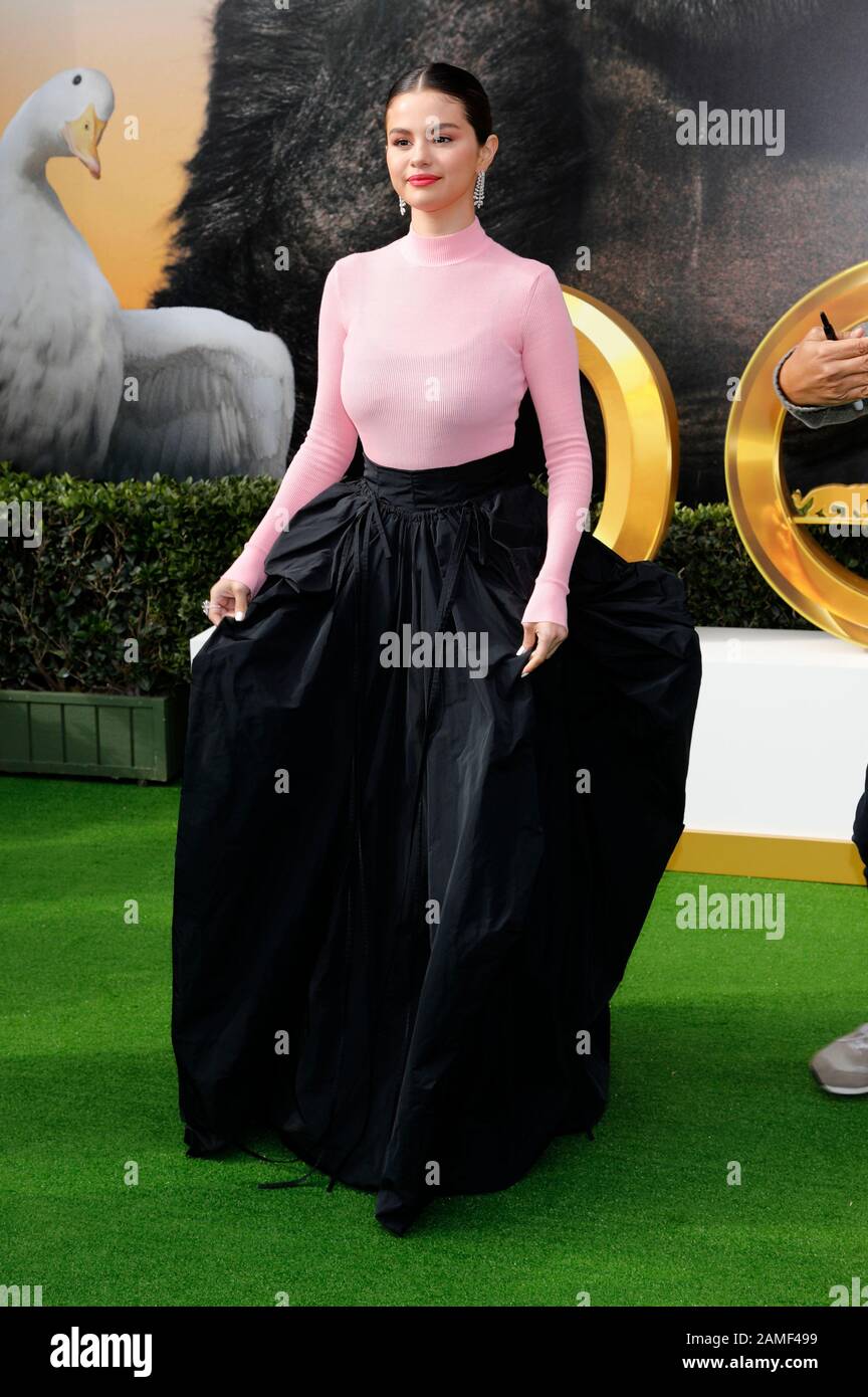 Selena Gomez At The Premiere Of The Movie Dolittle The Fantastic Journey Of Dr Dolittle At The Regency Village Theater Westwood January 11 2020 Usage Worldwide Stock Photo Alamy
