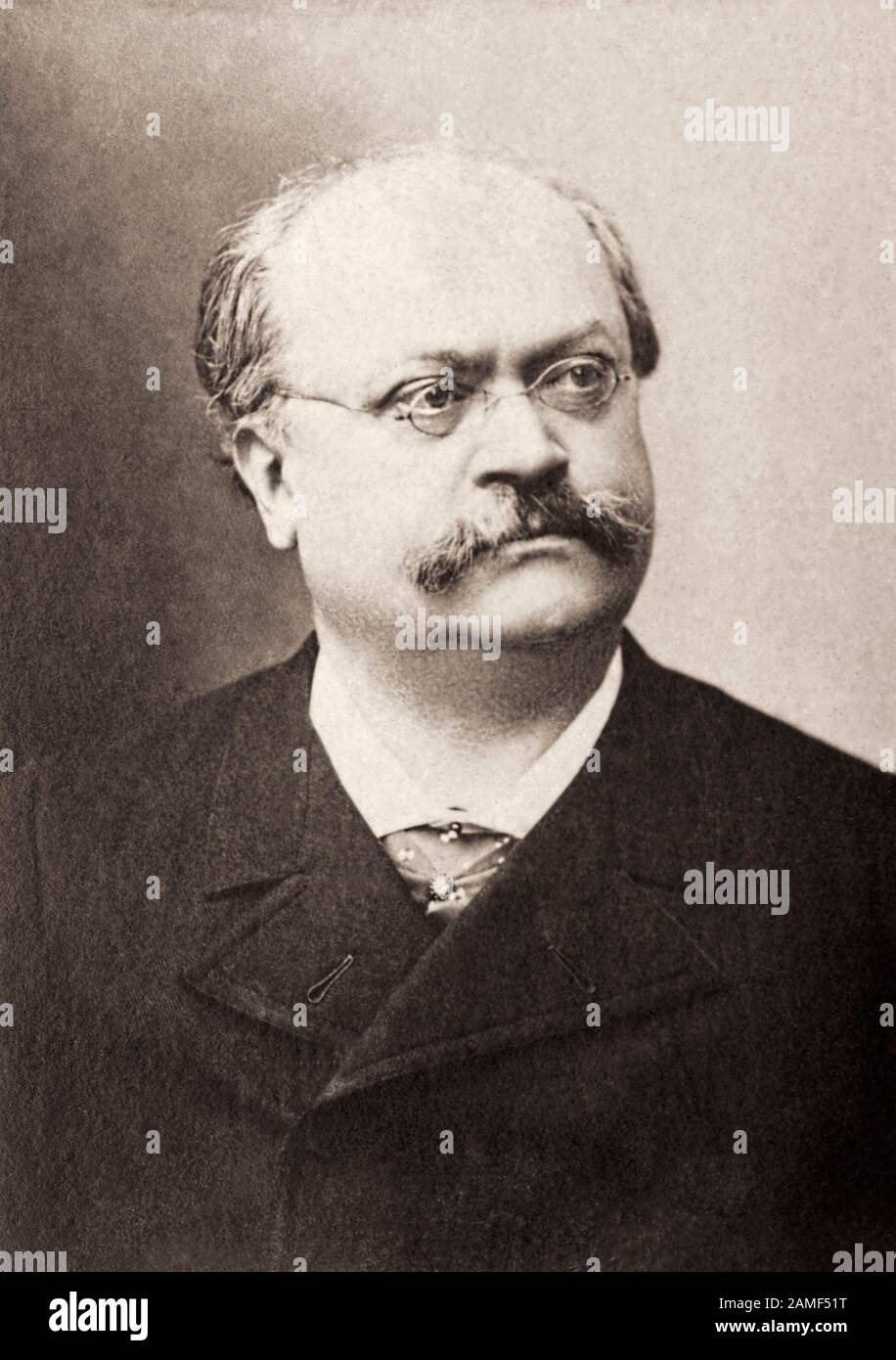 Charles Lecocq (1832-1918) was a French composer, known for his operettes and operas comiques. He became the most prominent successor to Jacques Offen Stock Photo