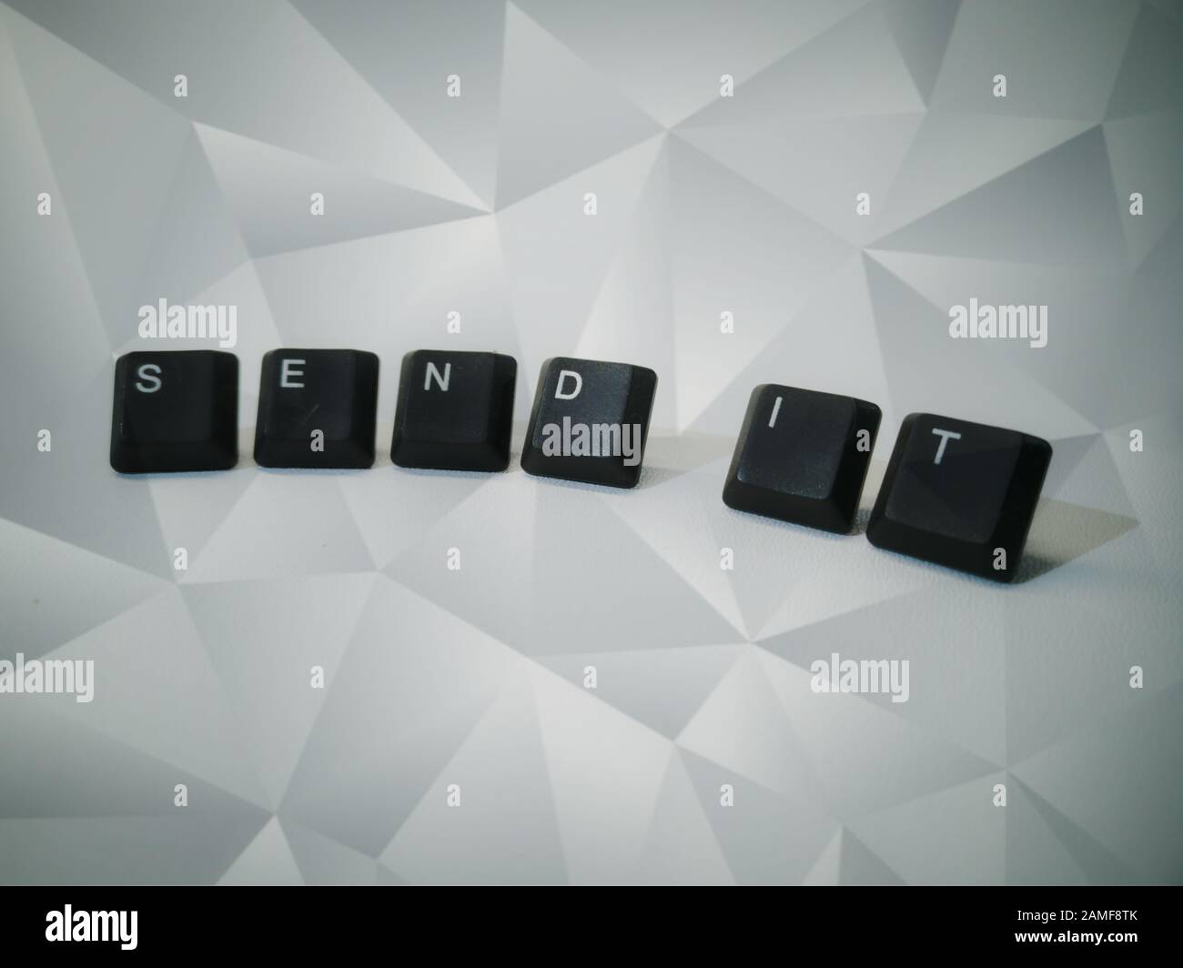 Send it keyboard keys Stock Photo