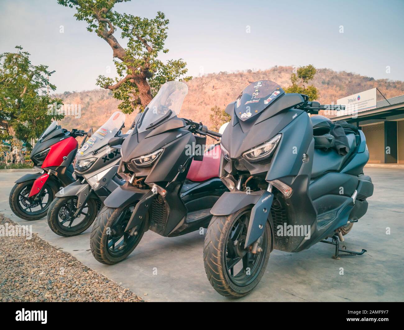 Yamaha xmax scooter motorcycle hi-res stock photography and images - Alamy