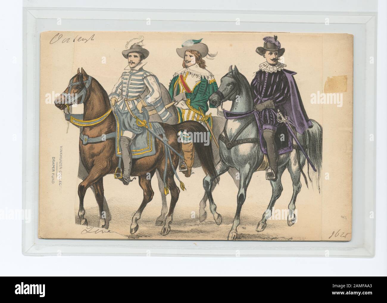 Three mounted cavalry officers hi-res stock photography and images - Alamy