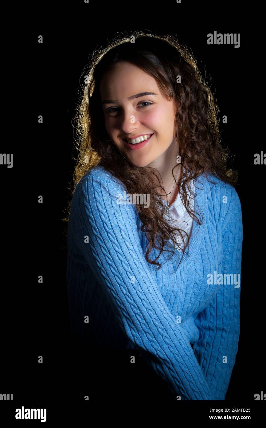 15 year old black girl posing hi-res stock photography and images - Alamy