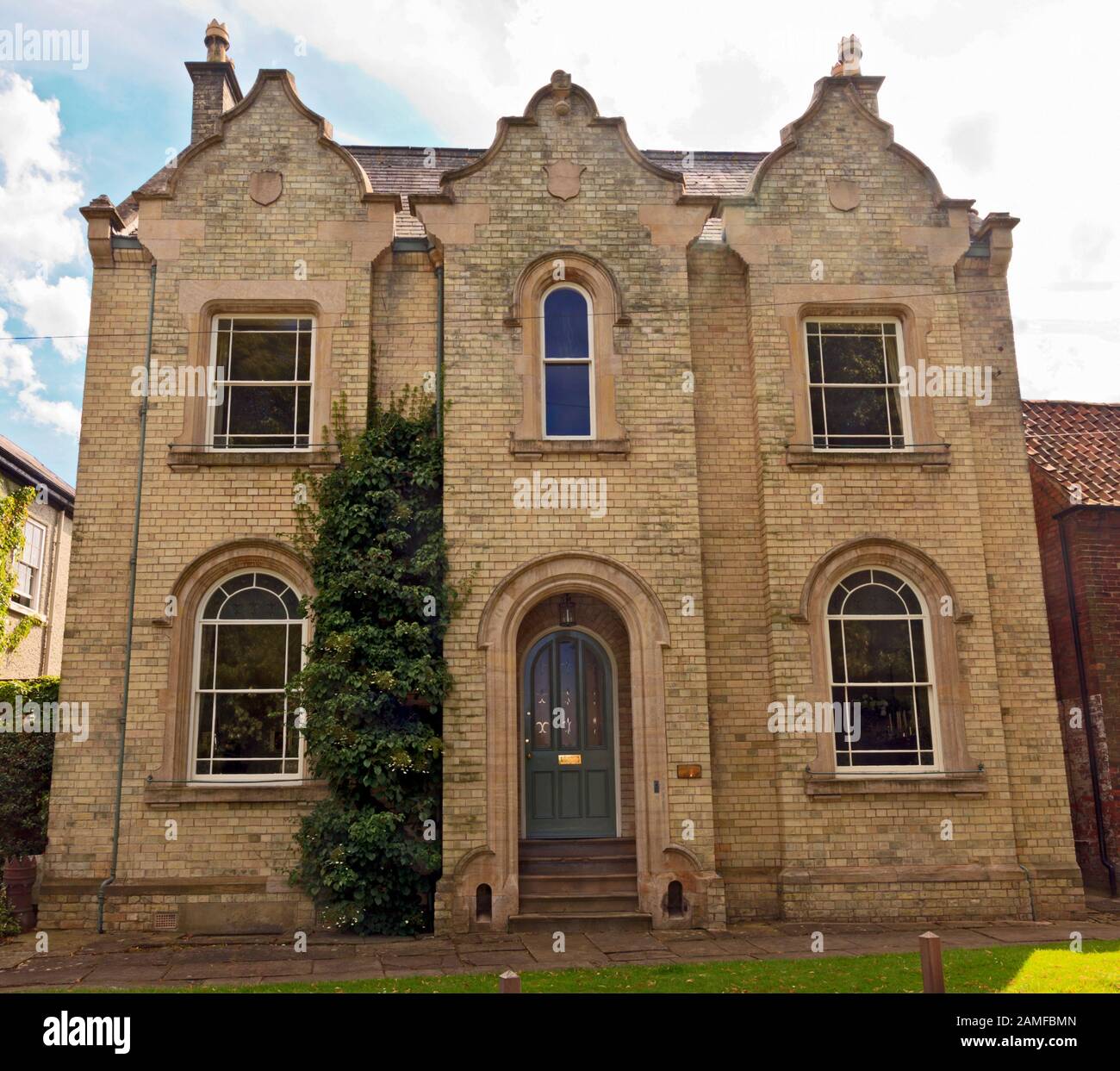 Regency period house,Burgage Green, Southwell, Nottingham Stock Photo Alamy