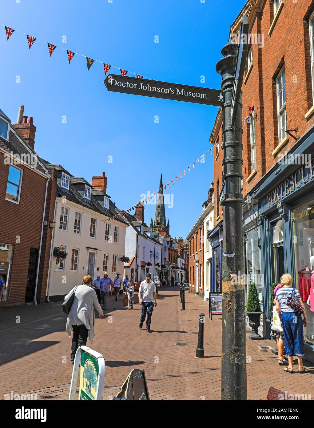 Dam Street, Lichfield, Staffordshire, England, United Kingdom Stock