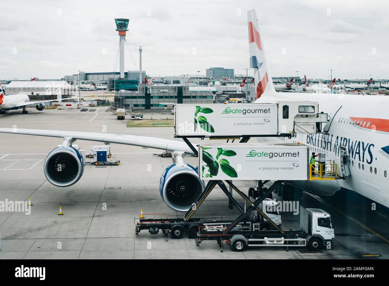 Double Decker Plane High Resolution Stock Photography and Images Alamy