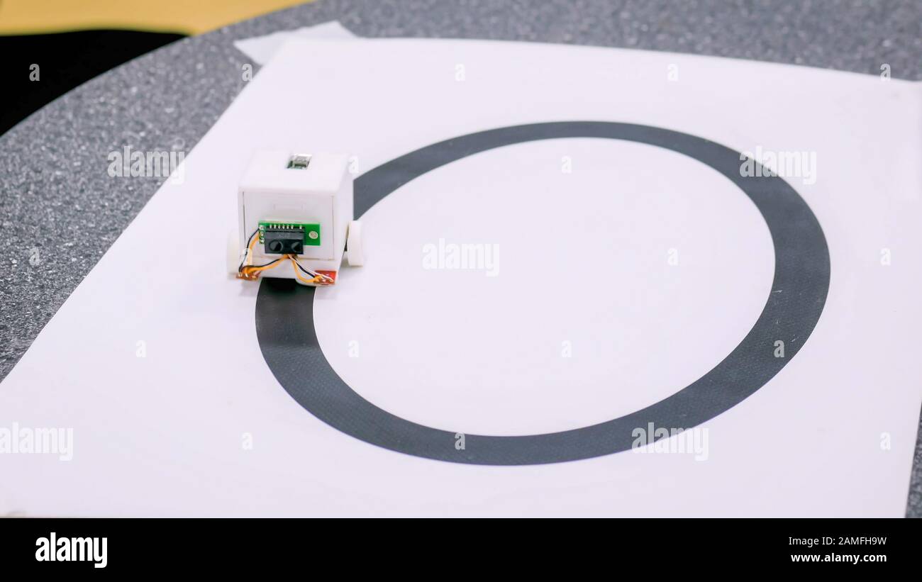 Small Cute Diy Robot Stock Photo Alamy