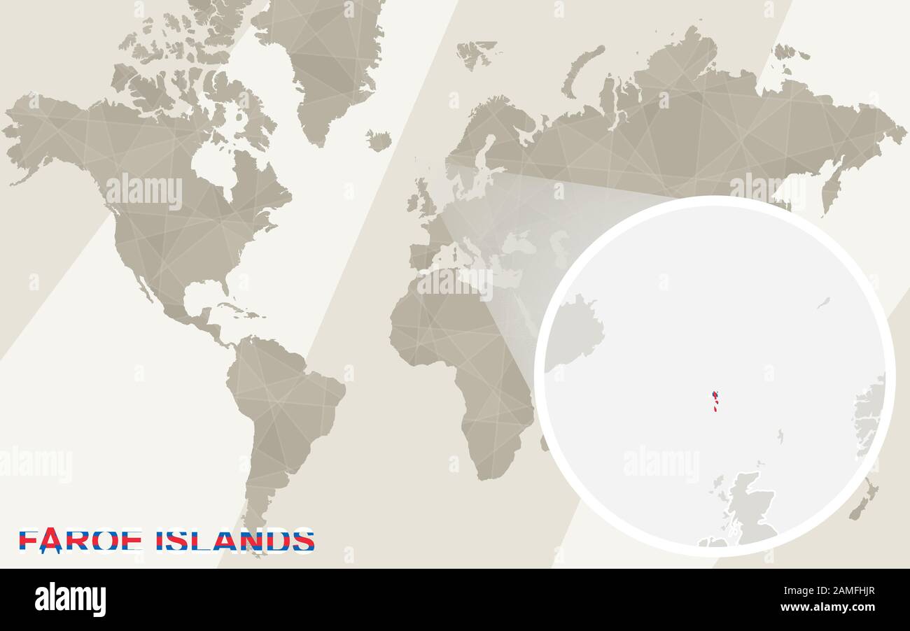 faroe islands on map of europe