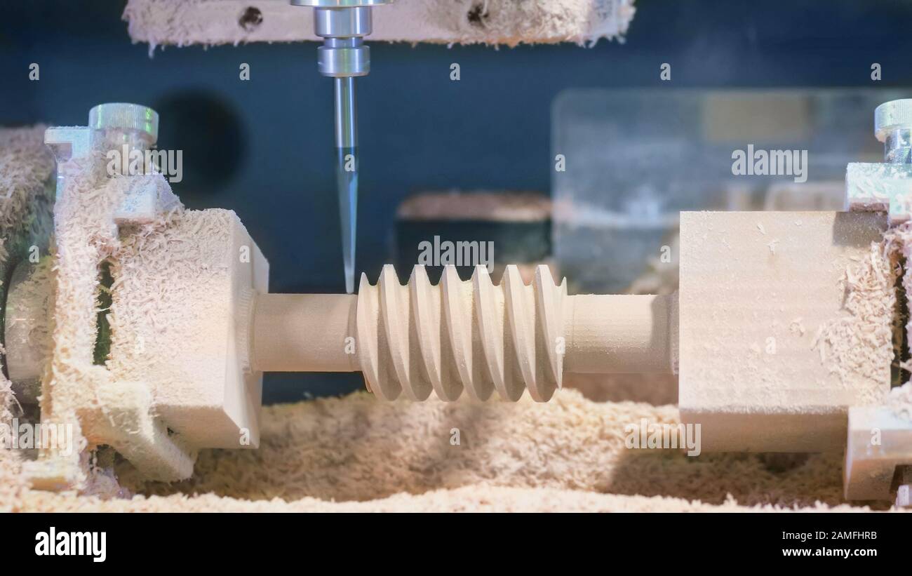 Milling machine during work Stock Photo Alamy