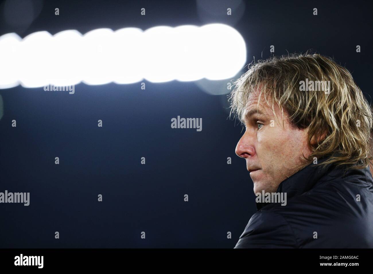Pavel Nedved of Juventus before the Italian championship Serie A football match between AS Roma and Juventus on January 12, 2020 at Stadio Olimpico in Rome, Italy - Photo Federico Proietti/ESPA-Imaes Stock Photo