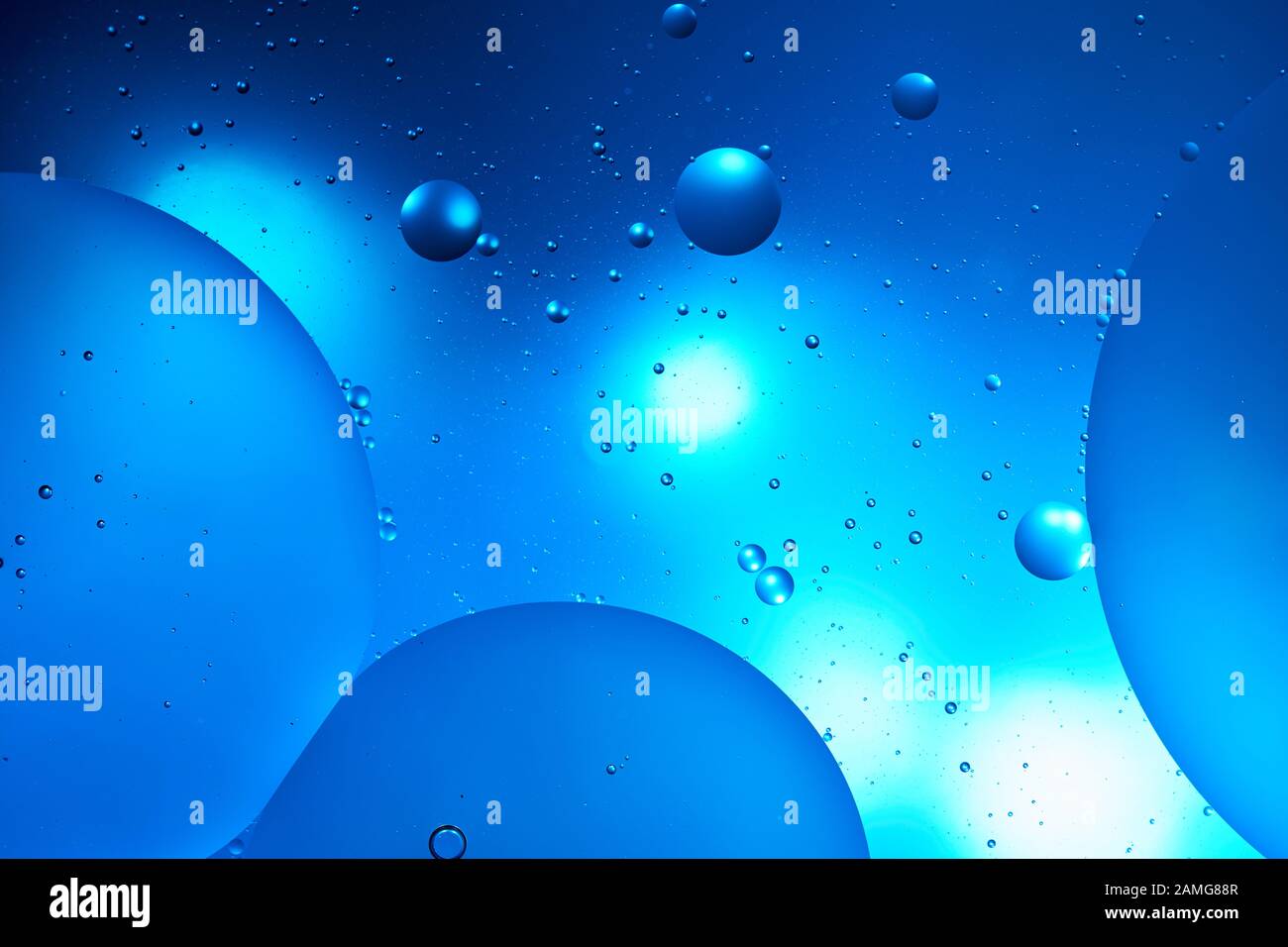 close up of abstract creative background with light blue oil paint Stock  Photo by LightFieldStudios