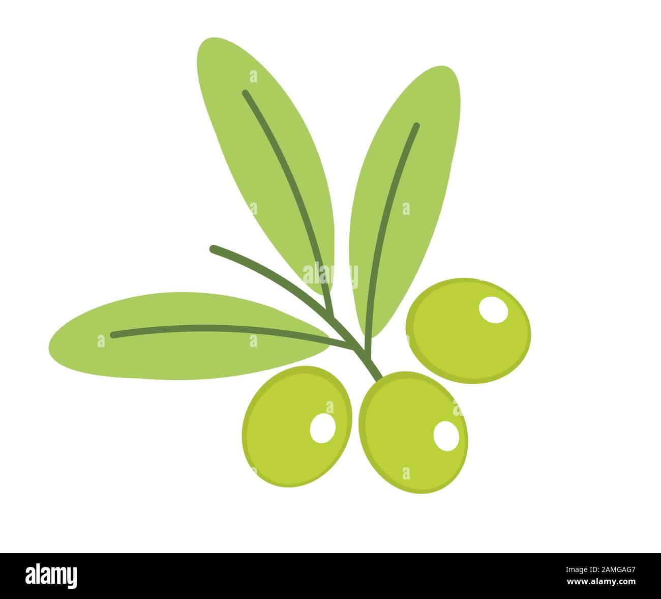 Green olives vector vectors Stock Vector Images - Alamy