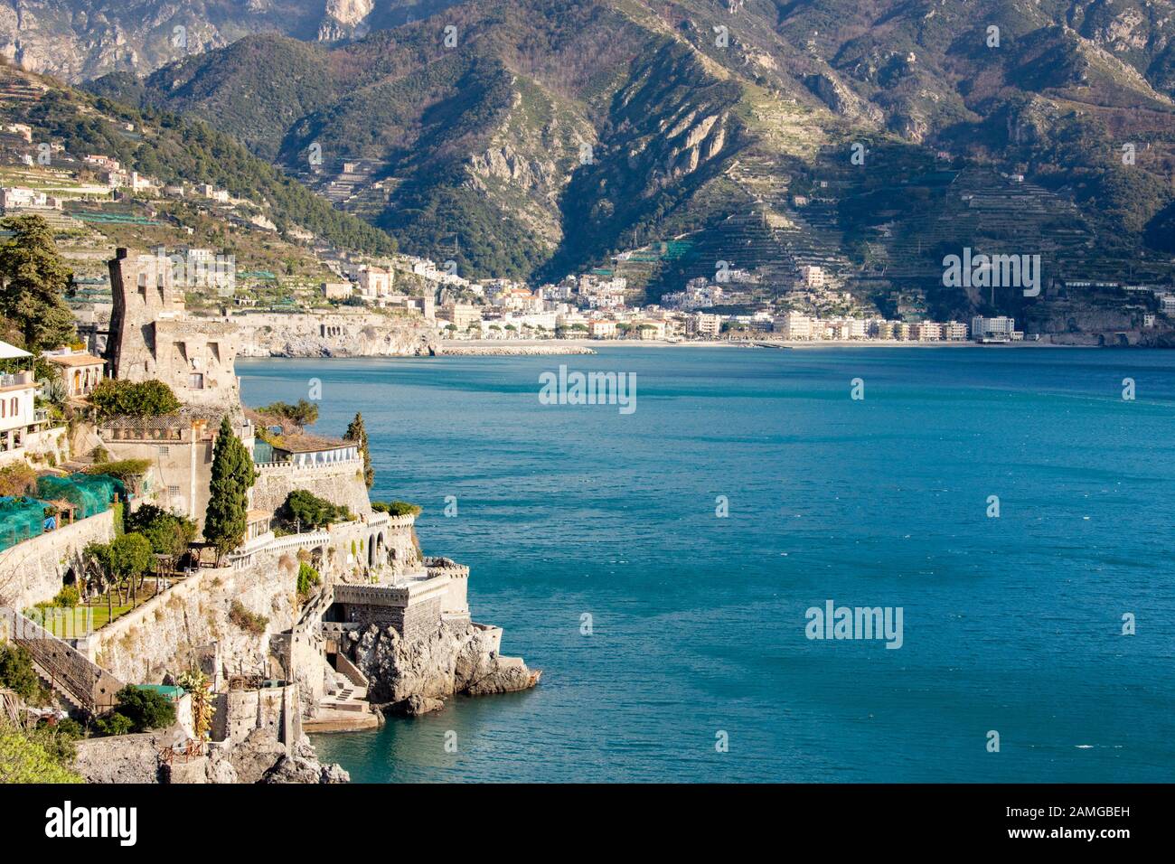 Maiori, Province of Salerno, Italy Stock Photo