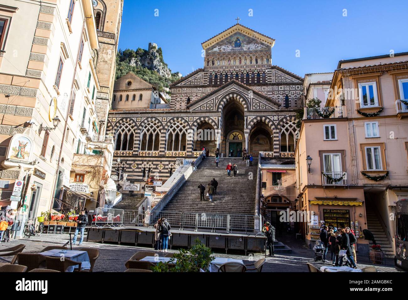 Cathedral of Saint Andrew the Apostle, Amalfi, Province of Salerno, Italy Stock Photo Alamy