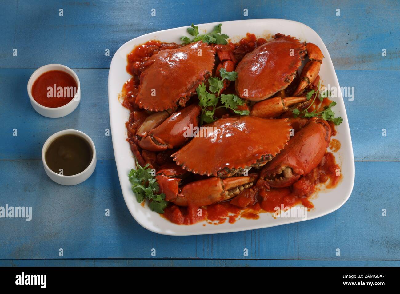 Crab Masala Stock Photo