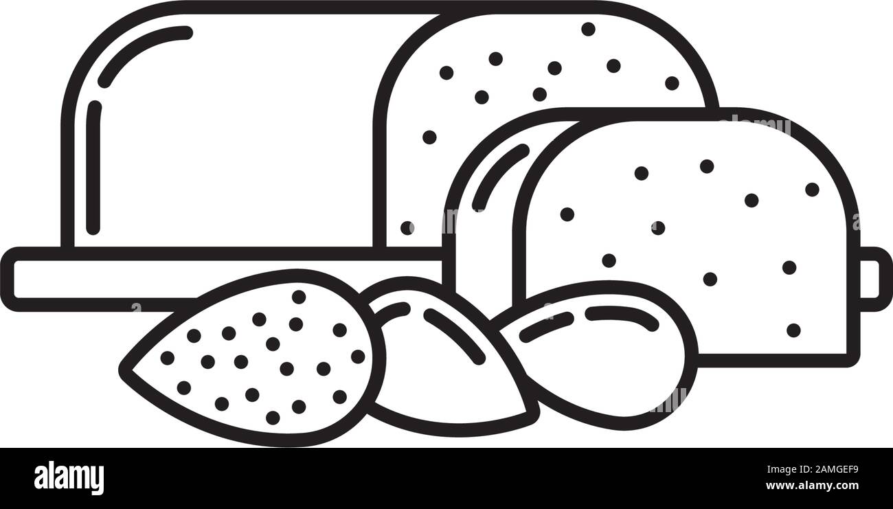 Marzipan loaf Stock Vector Images - Alamy