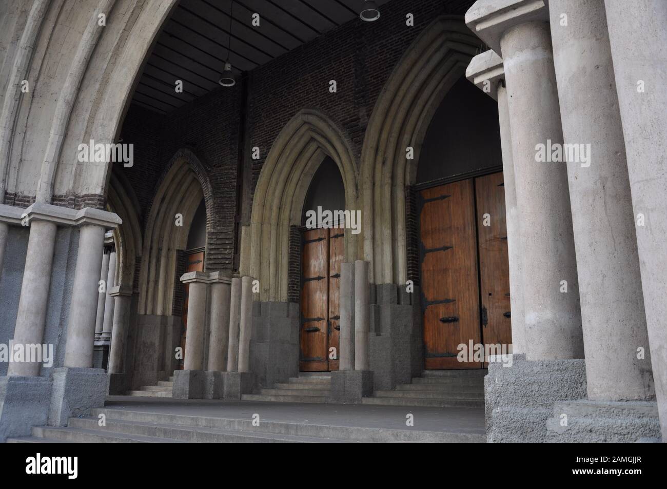 Gothic architecture public university Stock Photo