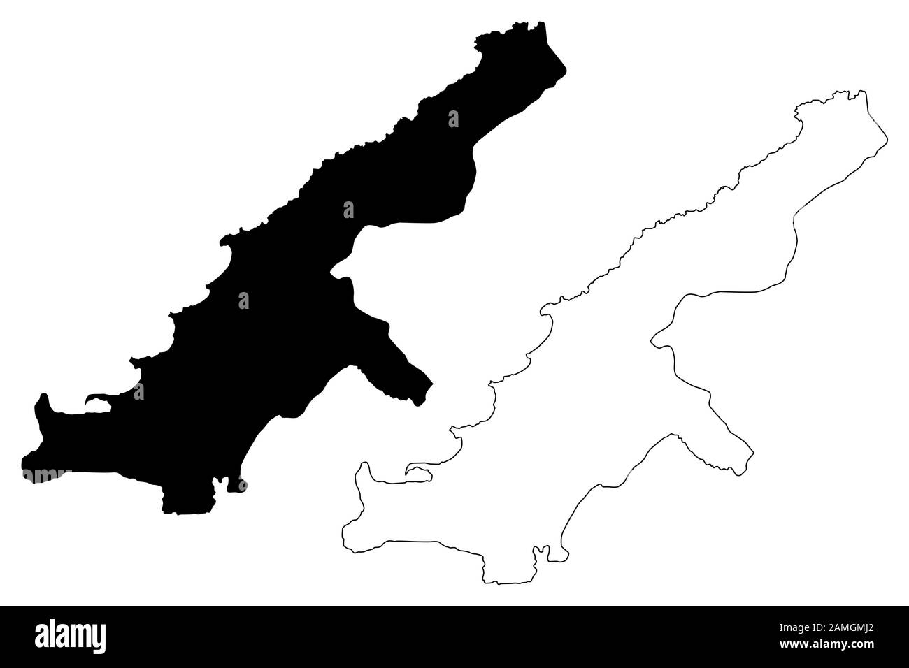 Tob Map Western Tobago region (Regional corporations and municipalities ...
