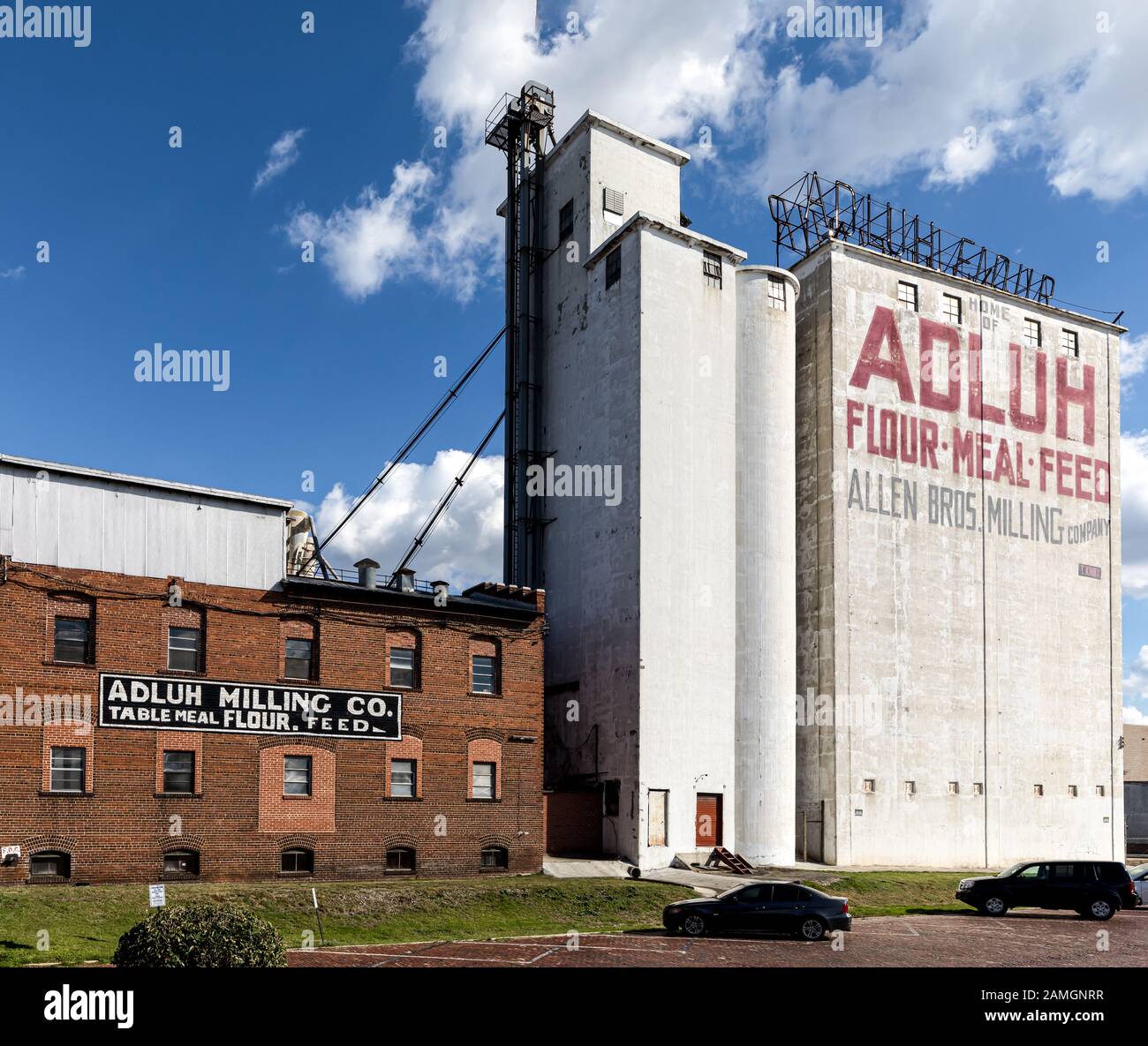 COLUMBIA, SC, USA-7 JANUARY 2010: The Adluh Milling Company began in 1914.  It also operates as Allen Brother Milling Company. Stock Photo