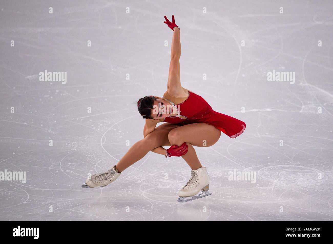 Lausanne, Switzerland. 13th, Jan 2020 TORNAGHI Alessia (ITA) competes in Figure Skating Women Free Dance during the Lausanne 2020 Youth Olympic Games at Vaudoise Arena on Monday, 13 January 2020. Lausanne, Switzerland. Credit: Taka G Wu/Alamy Live News Stock Photo