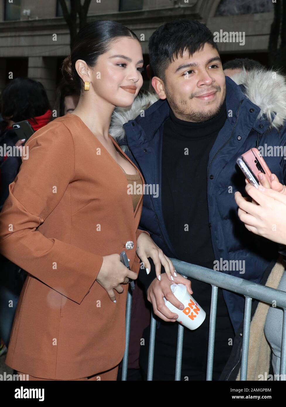 New York, NY, USA. 13th Jan, 2020. Selena Gomez seen exiting Live with