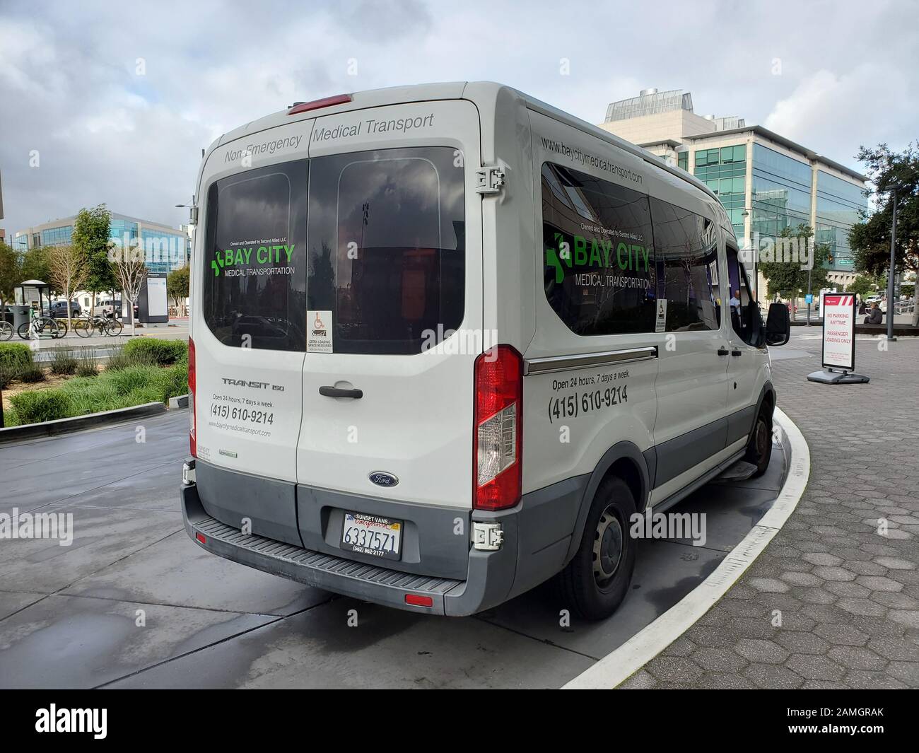 Bay City Medical Transport nonemergency medical transport ambulance at