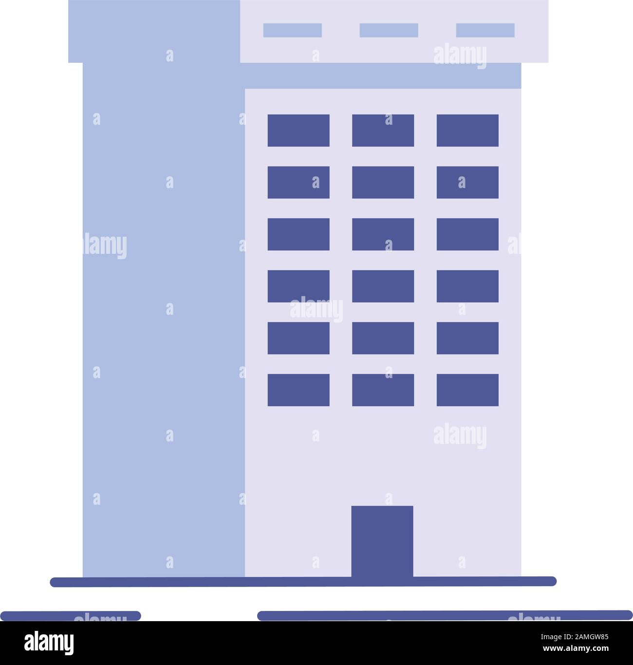 tower city business architecture, apartment and office building, urban