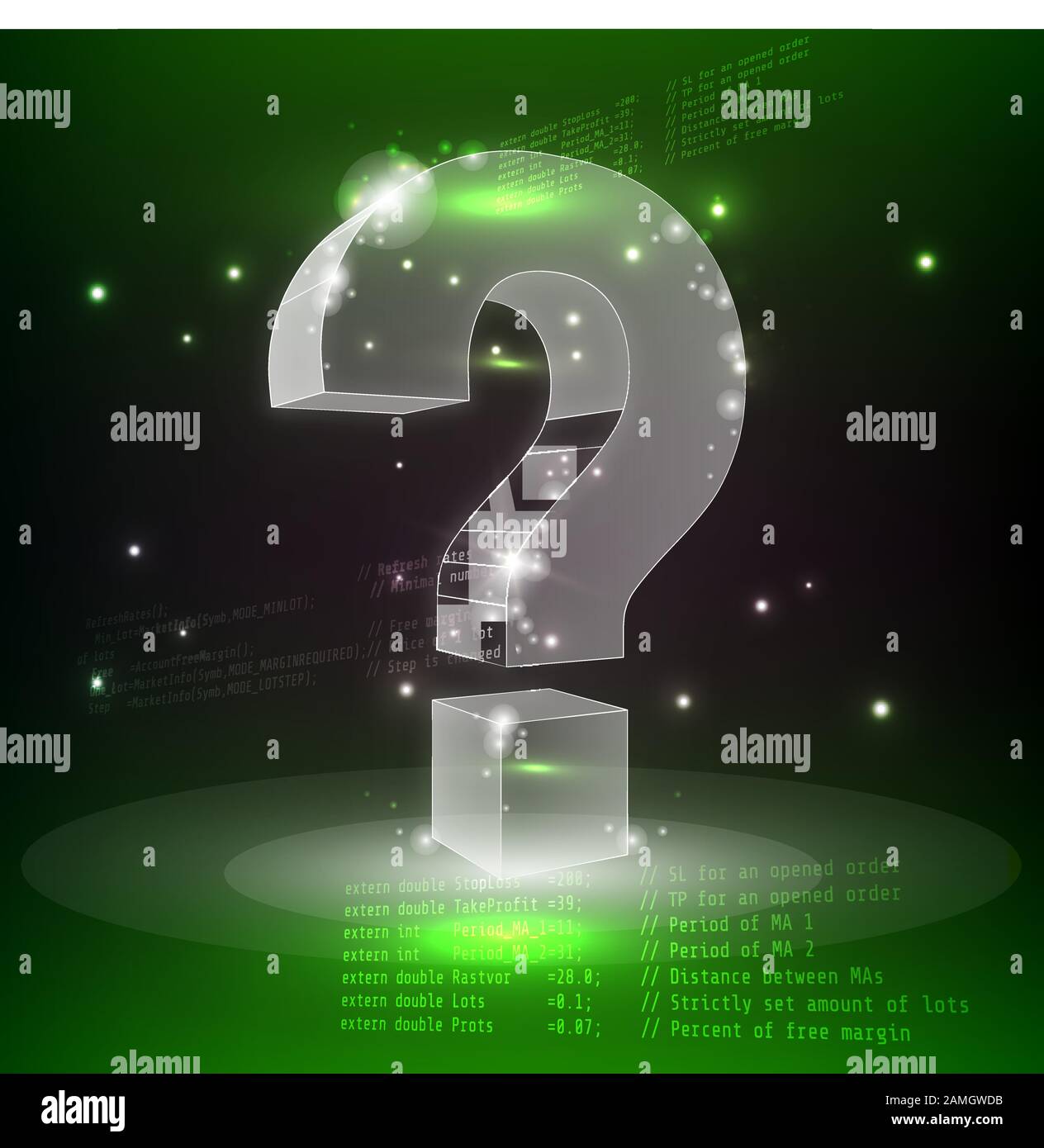 Glossy question mark Stock Vector Images - Alamy