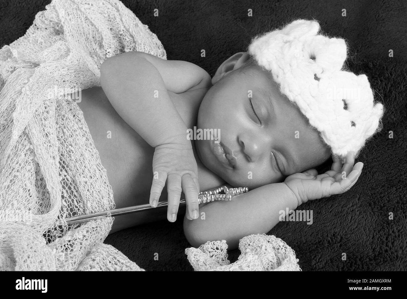 Ethnic baby girl, mixed race children Stock Photo Alamy