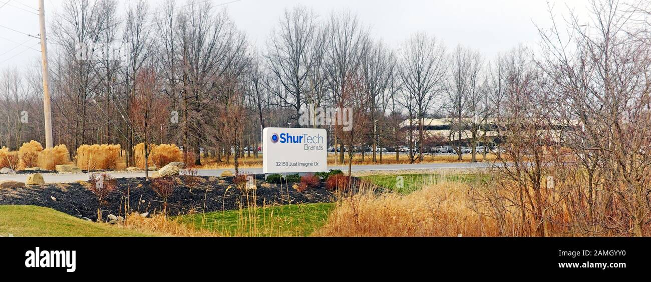 ShurTech Technologies and Brands campus in Avon, Ohio is known as the Duck Tape World Headquarters. Stock Photo