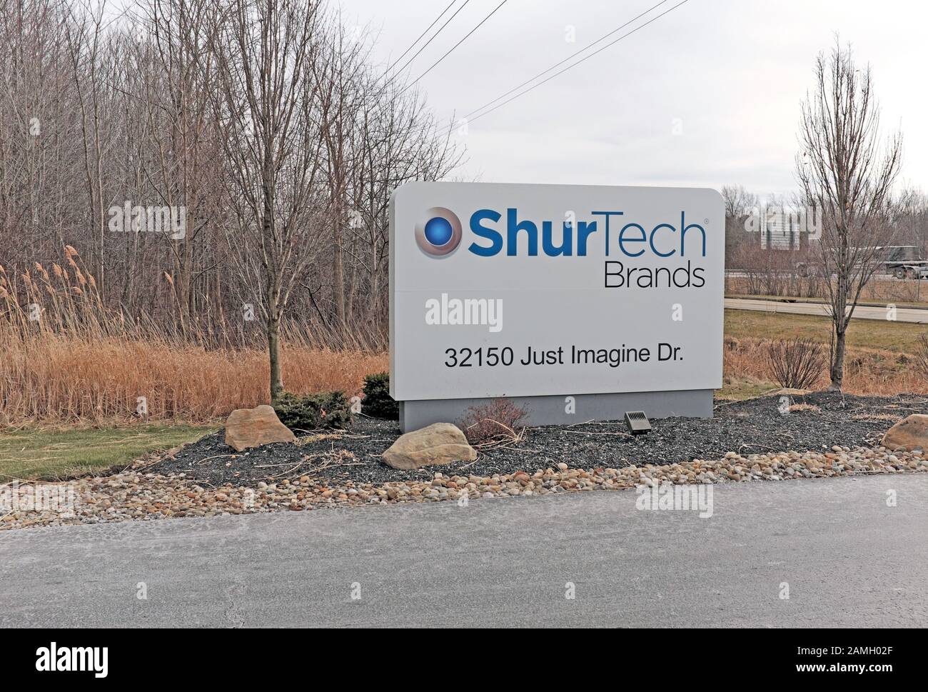 ShurTech Technologies and Brands campus in Avon, Ohio is known as the Duck Tape World Headquarters. Stock Photo