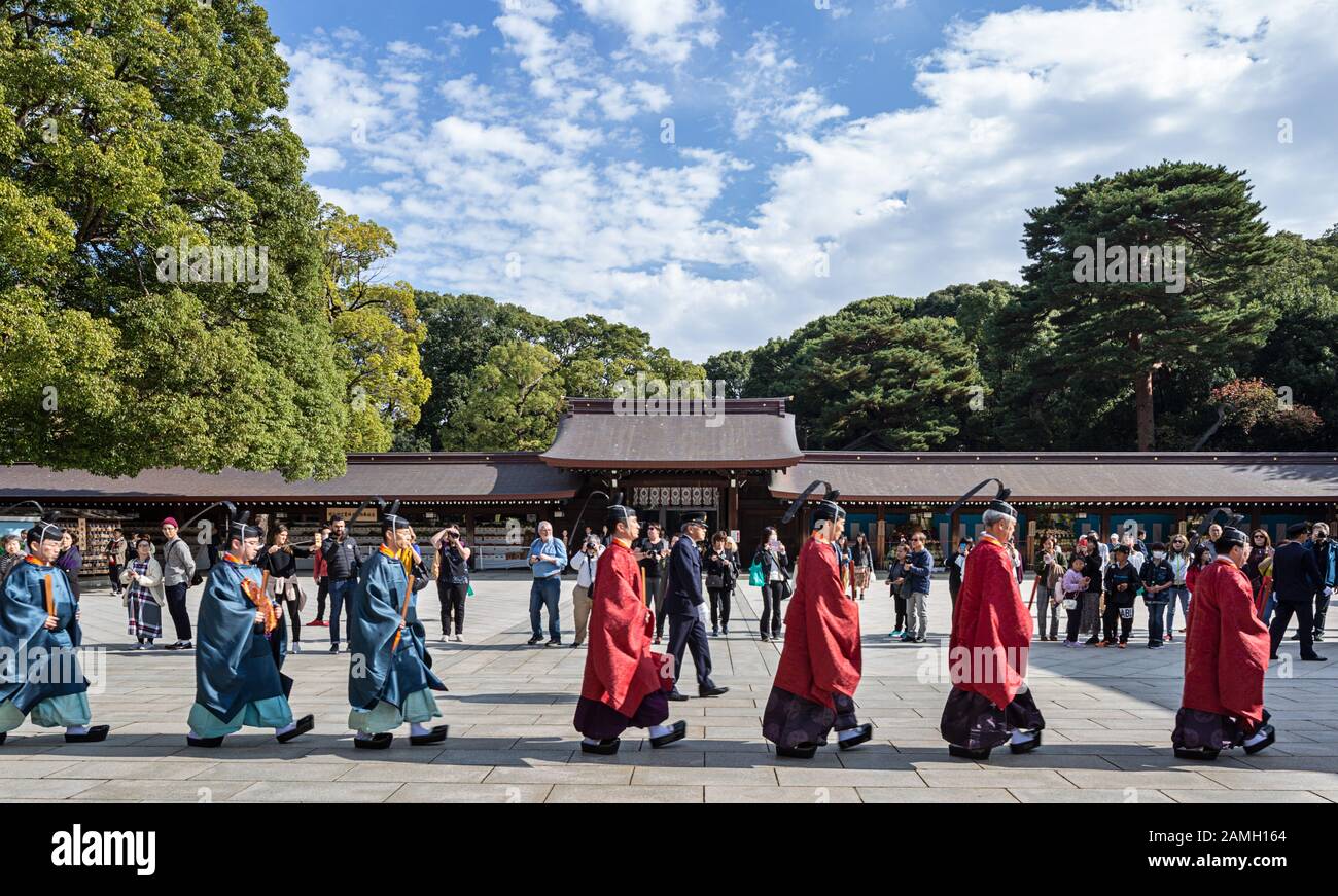 Meiji Shrine in Tokyo Stock Photo