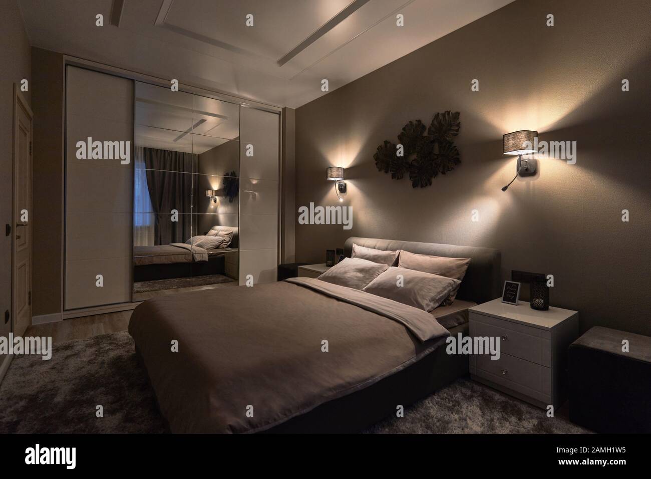 White country bedroom furniture best room design country. https www alamy com russia moscow 07032019 the interior of the bedroom in white colors with a large wardrobe and a large white bed and off lights image339664785 html