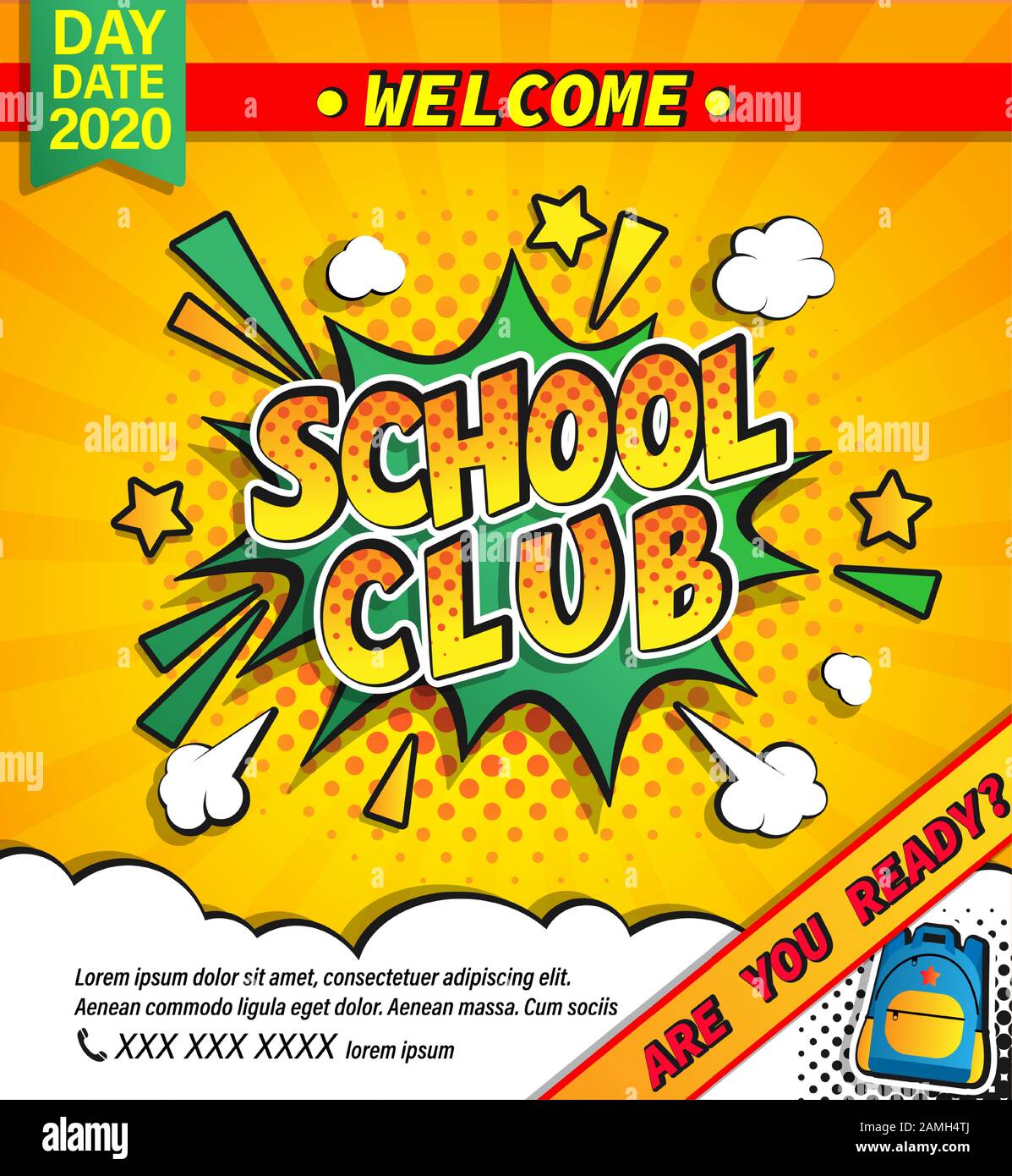 Summer Camp Banner Stock Photos Summer Camp Banner Stock Images