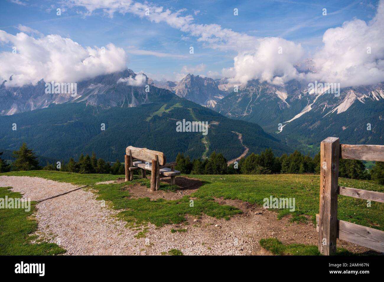 Clouds over the Dolomites, Italy Stock Photo - Alamy