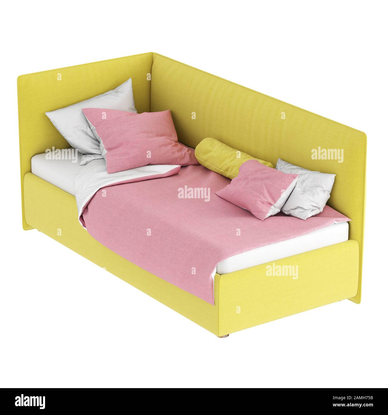 white childrens bed