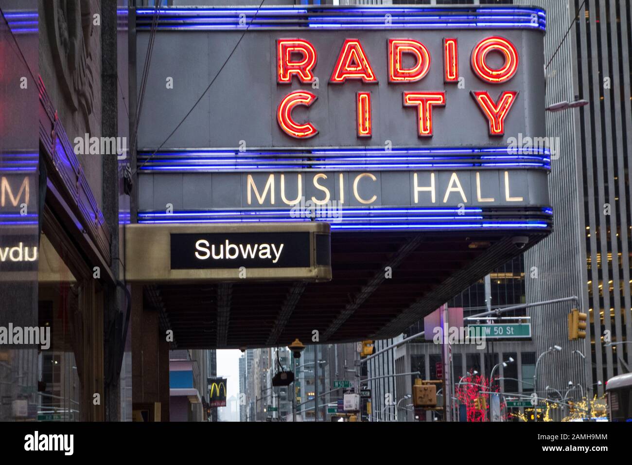 Radio City Music Hall, Manhattan, New York City, New York, USA Stock Photo