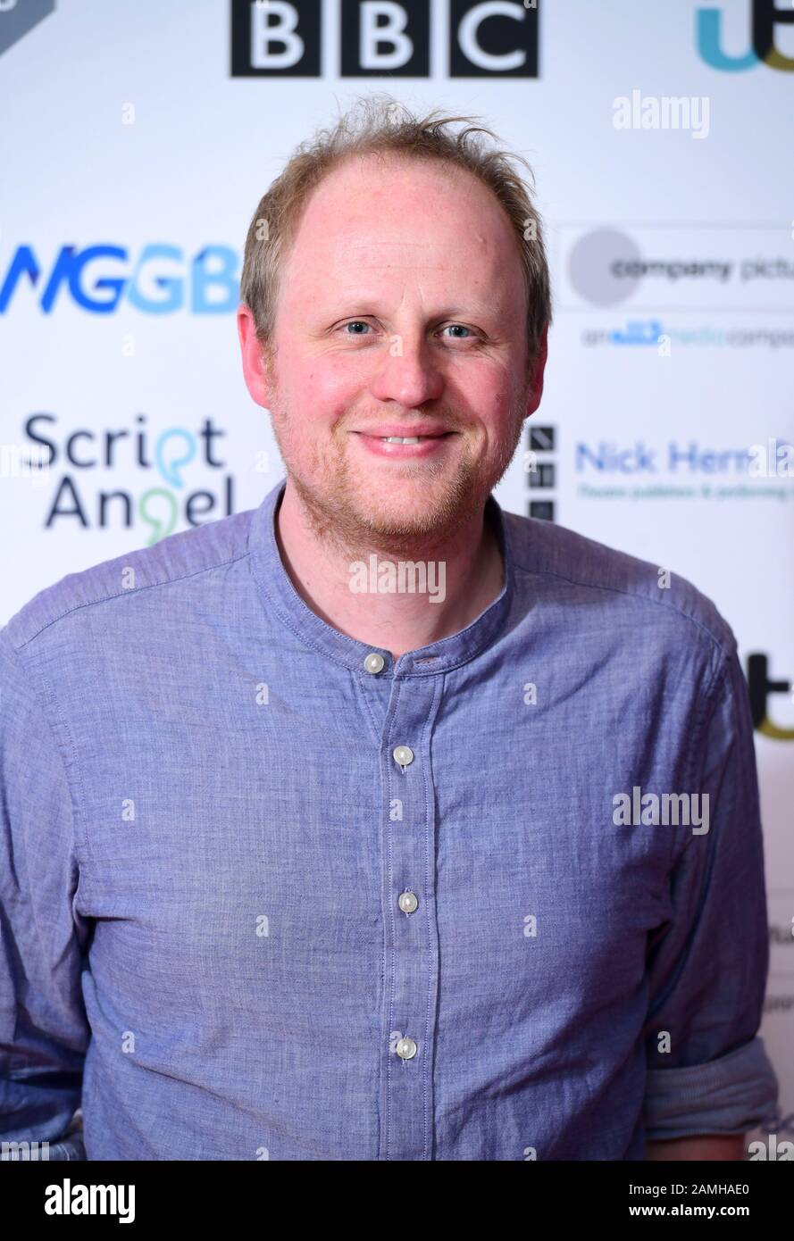 John Ingold arrives at The Writers' Guild Awards 2020 held at the Royal