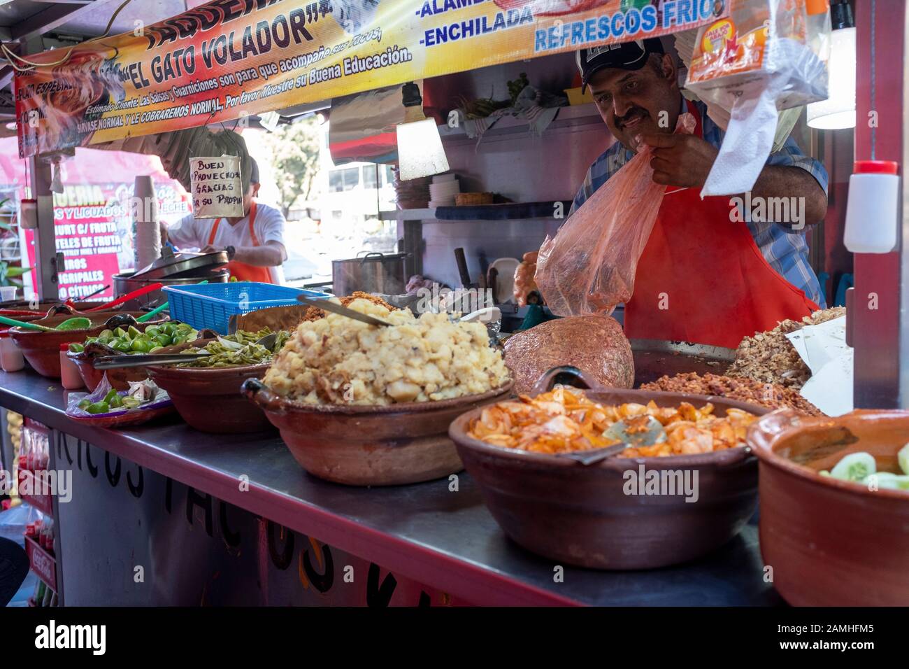 Street food, Mexico City Stock Photo - Alamy