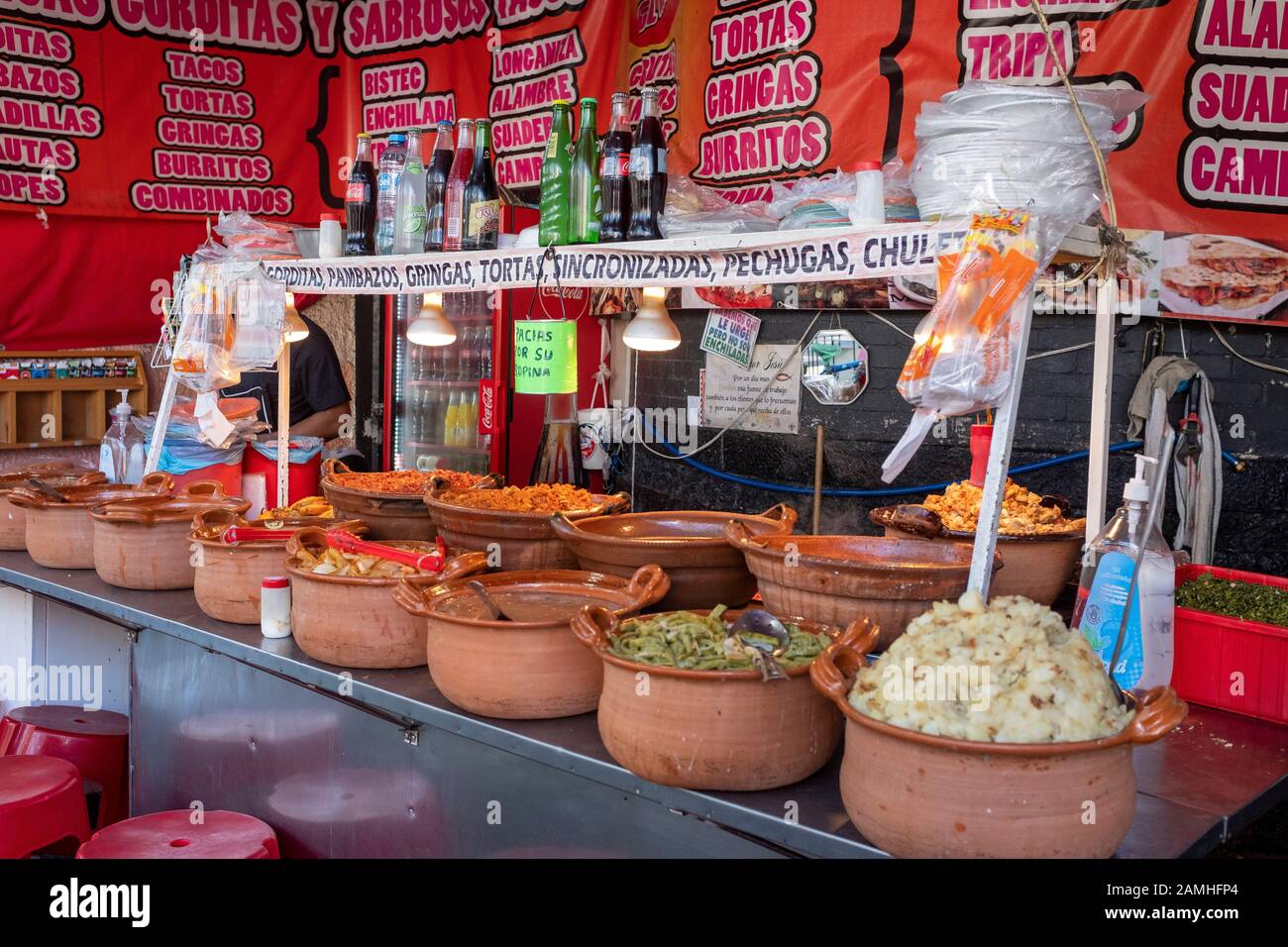 Street food, Mexico City Stock Photo - Alamy