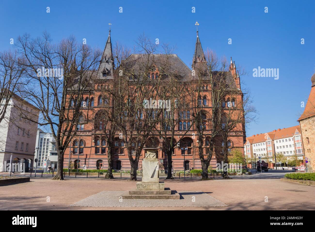 Historic building Standehaus in the center of Rostock, Germany Stock Photo