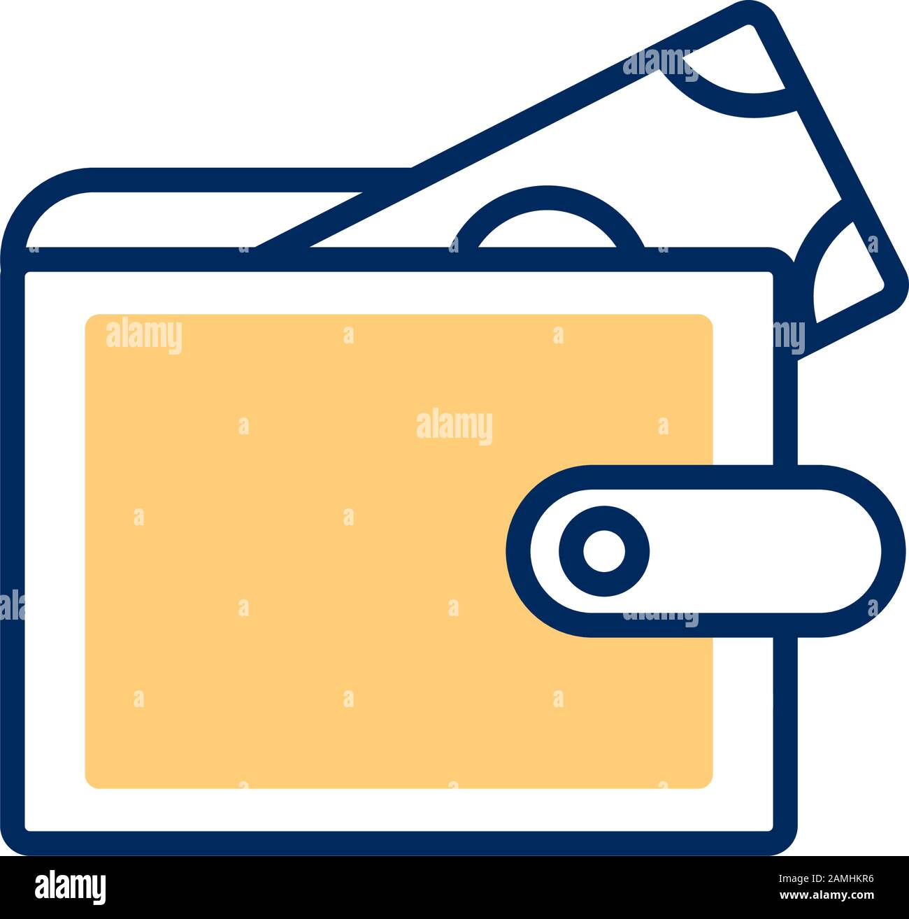 wallet with bills money dollars Stock Vector Image & Art - Alamy
