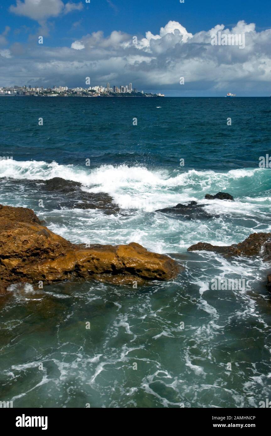 Todos os Santos Bay, Salvador, Bahia, Brazil Stock Photo