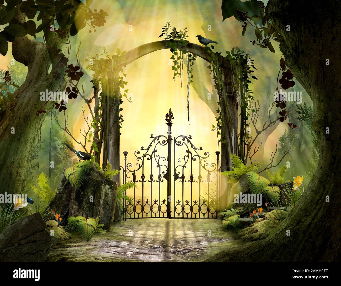 Enchanted garden hi-res stock photography and images - Alamy